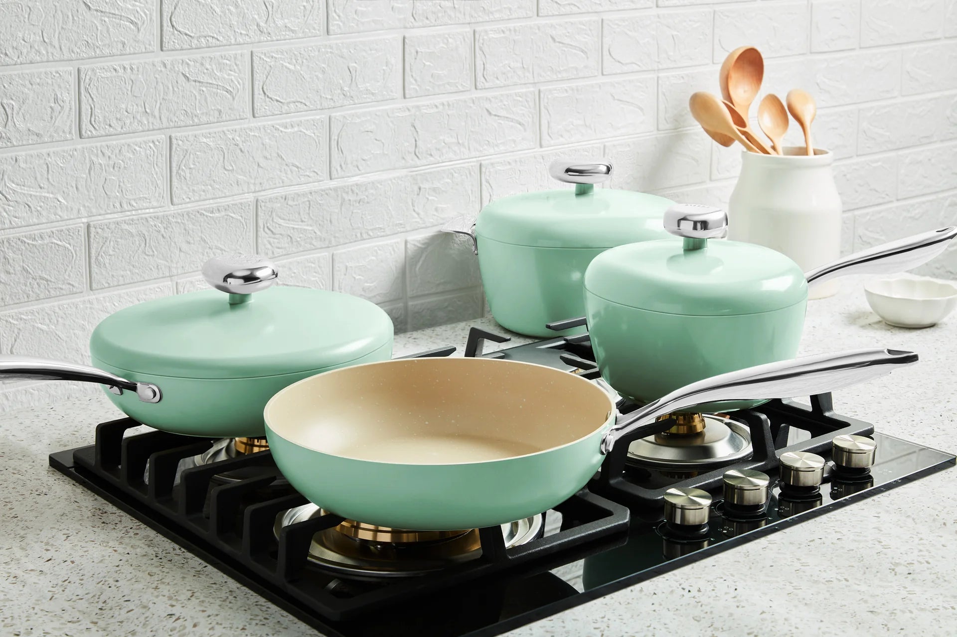 Velosan Pebble Series 8Pcs Non-stick Cookware Set