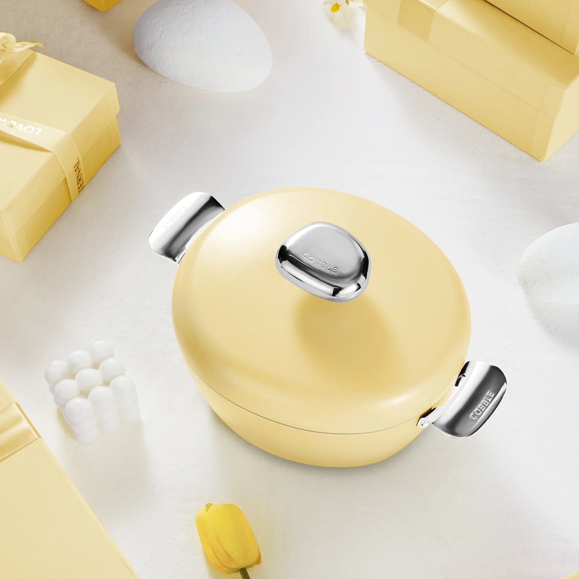 Velosan Pebble SeriesNonstick 9.4'' Dutch Oven With Lid