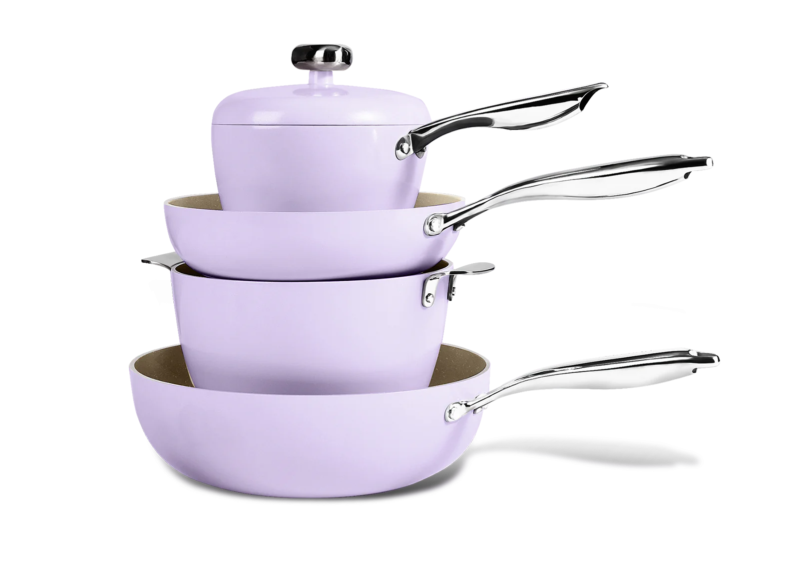 Velosan Pebble Series 8Pcs Non-stick Cookware Set