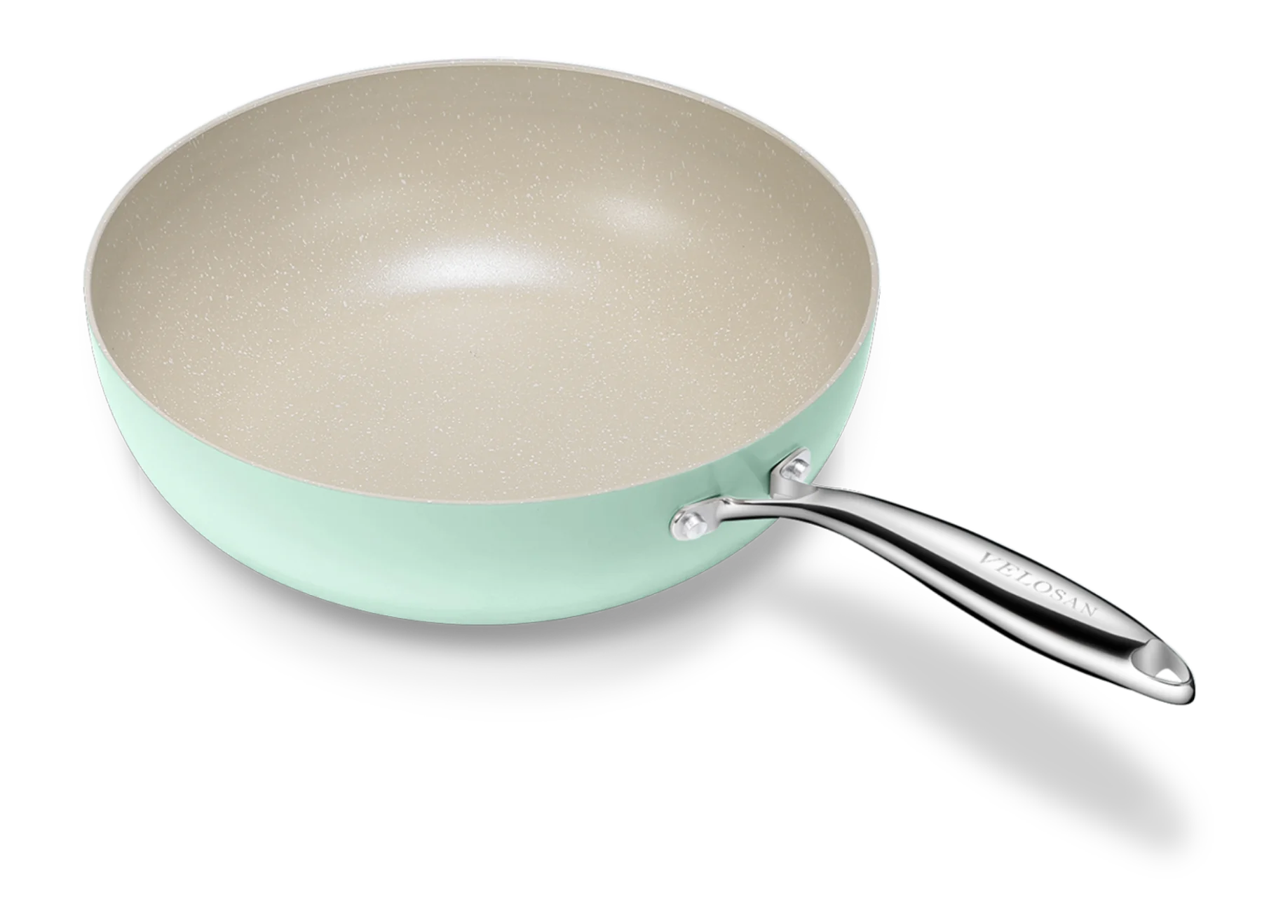 Velosan Pebble Series Non-stick Wok With Lid