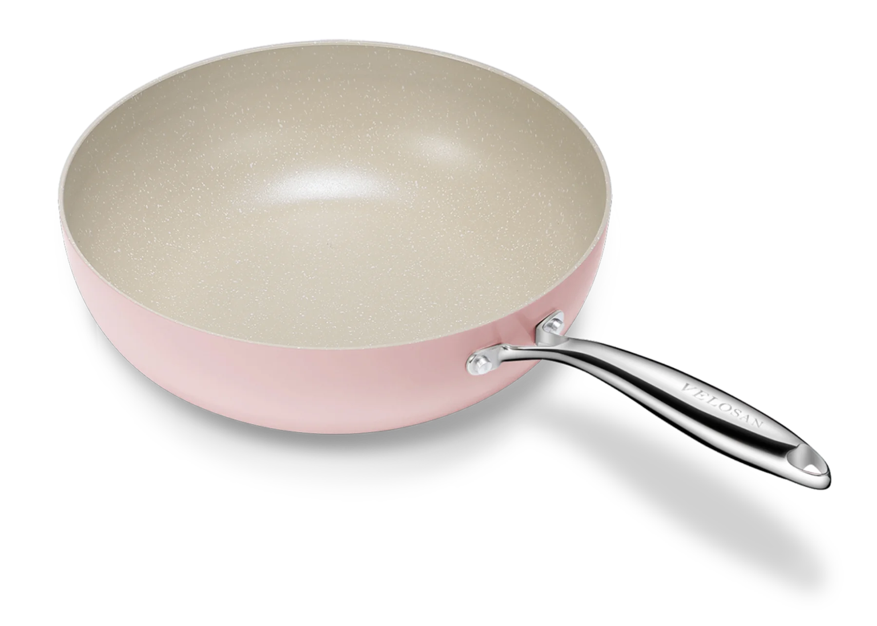 Velosan Pebble Series Non-stick Wok With Lid