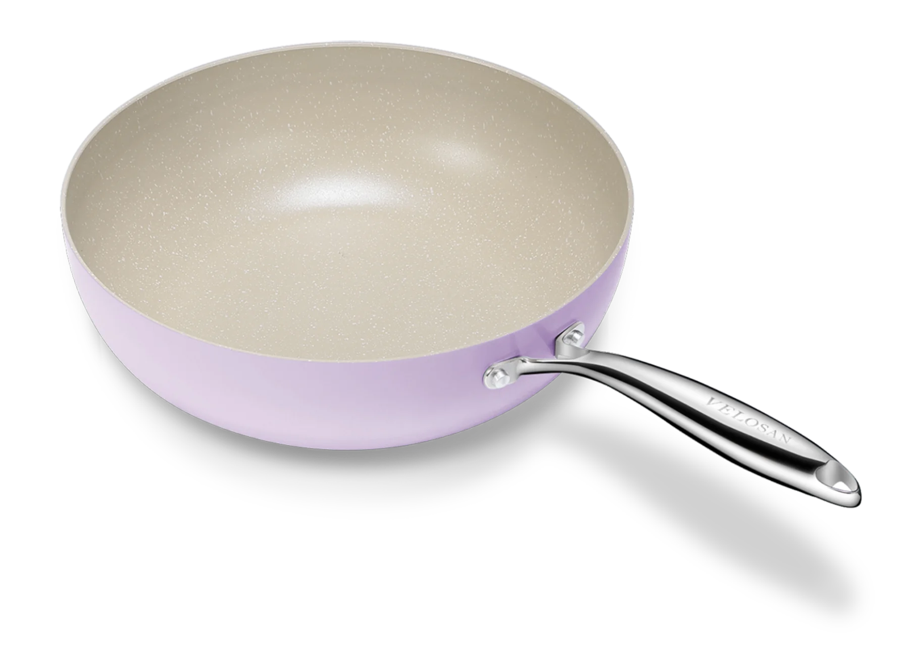 Velosan Pebble Series Non-stick Wok With Lid
