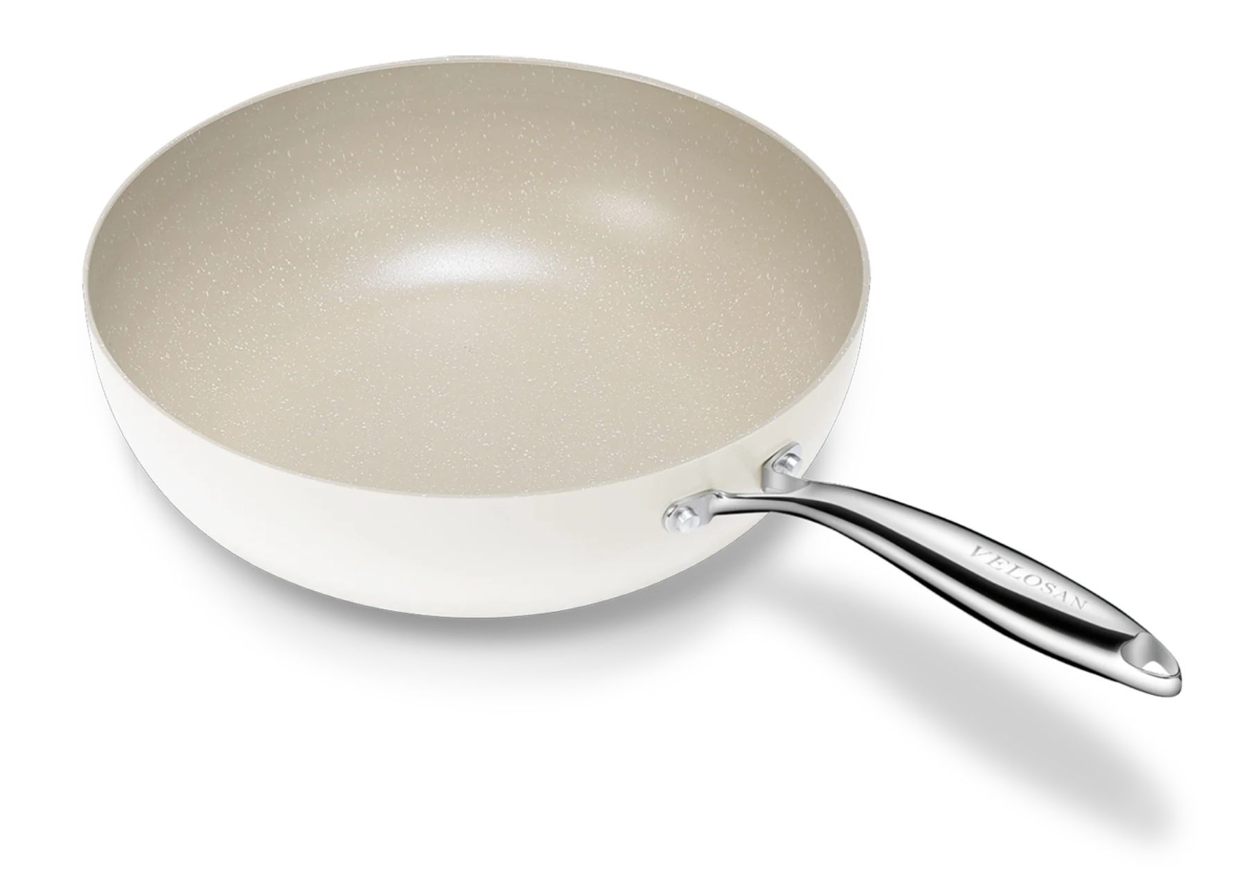 Velosan Pebble Series Non-stick Wok With Lid