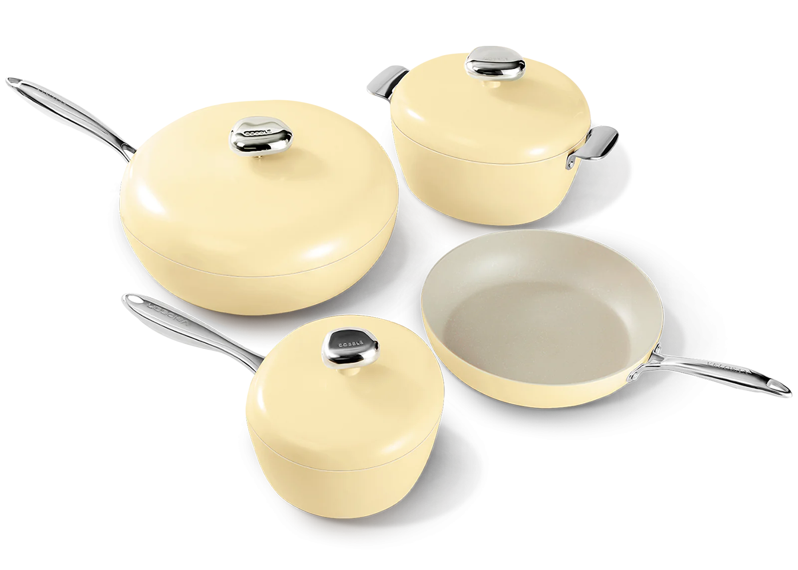 Velosan Pebble Series 8Pcs Non-stick Cookware Set