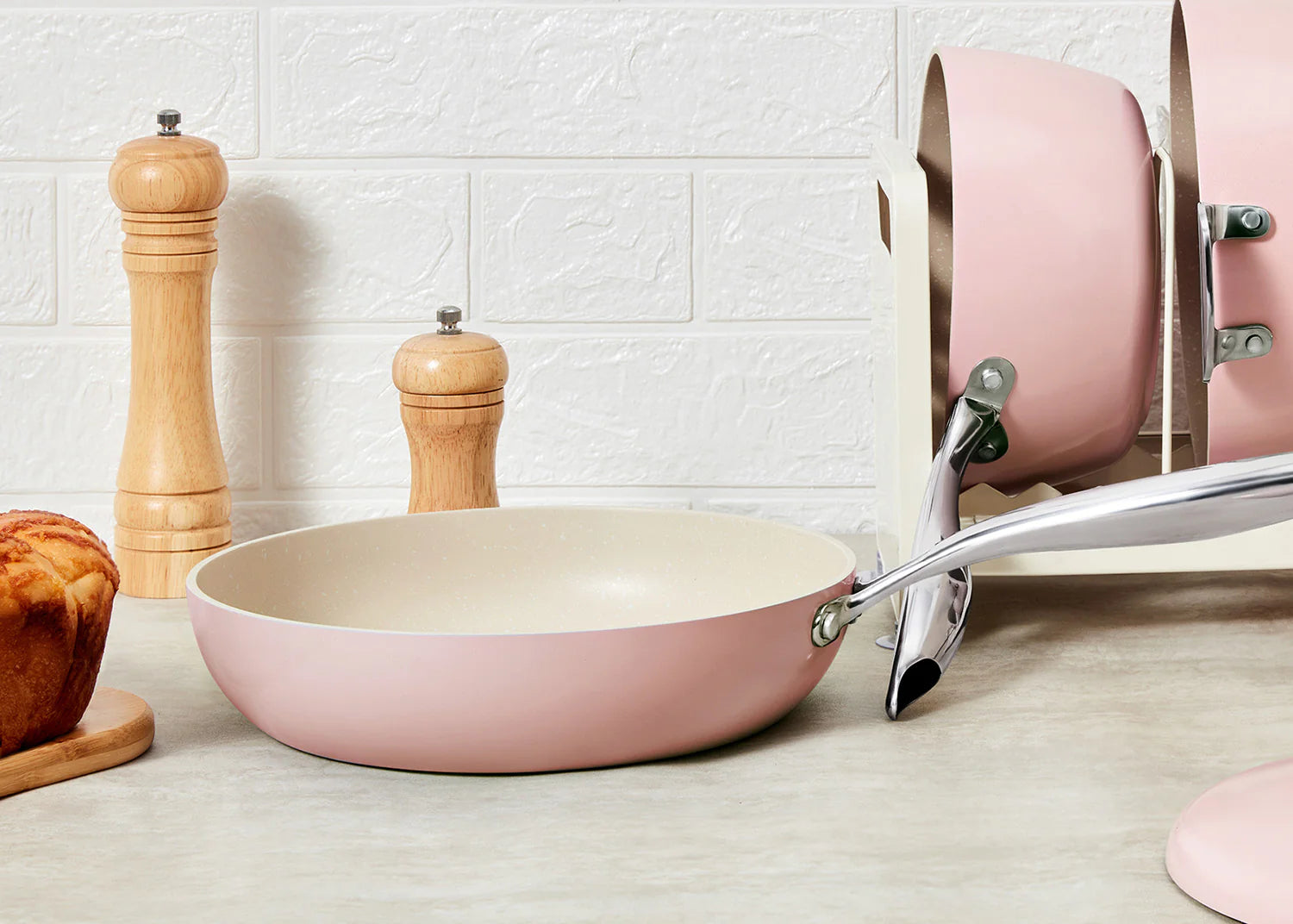 Velosan Pebble Series Non-stick 10''Fry Pan With Lid