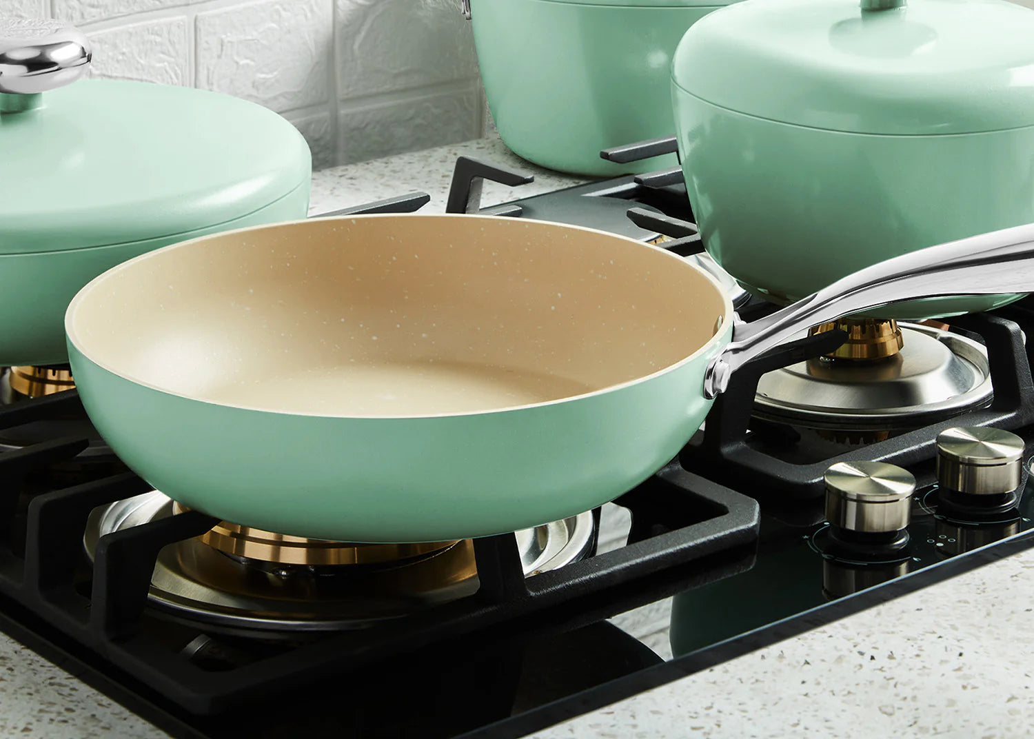 Velosan Pebble Series Non-stick 10''Fry Pan With Lid