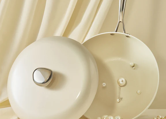 Velosan Pebble Series Non-stick 10''Fry Pan With Lid