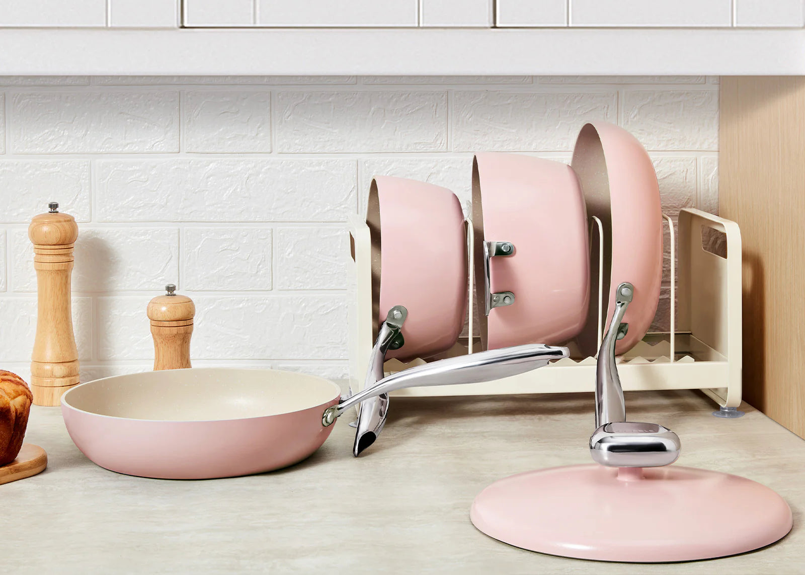 Velosan Pebble Series 8Pcs Non-stick Cookware Set