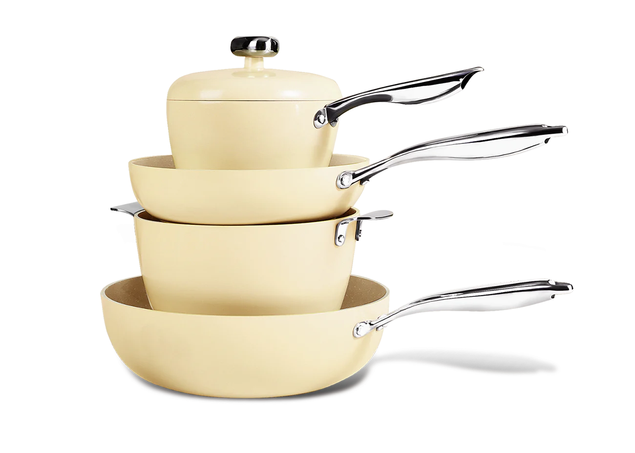 Velosan Pebble Series 8Pcs Non-stick Cookware Set
