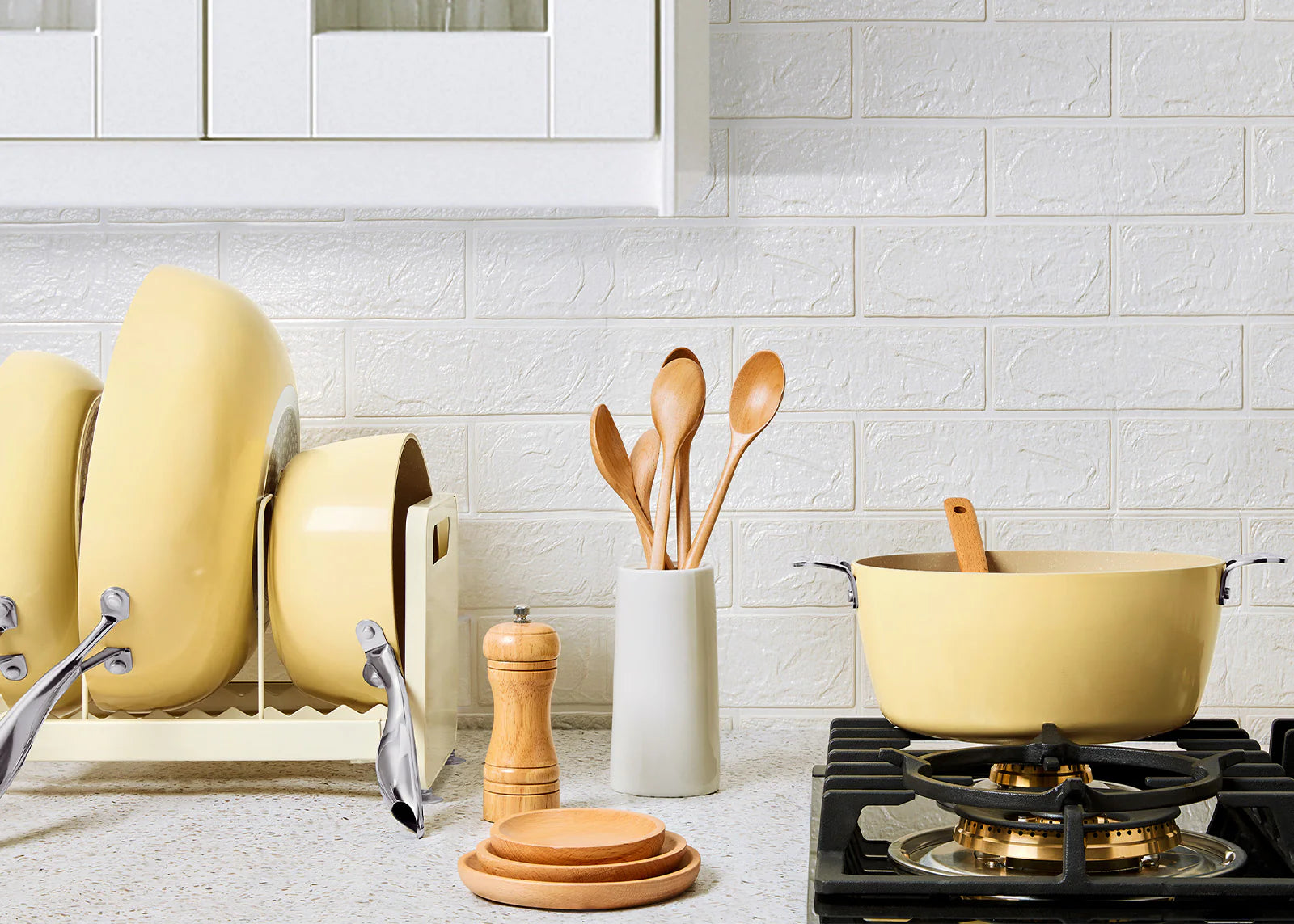 Velosan Pebble Series 8Pcs Non-stick Cookware Set